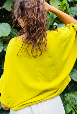 Take It Or Sleeve It Top - Mustard