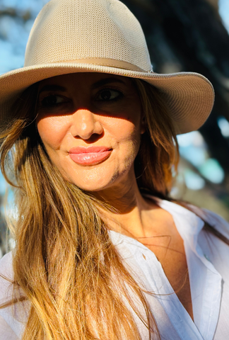 The Riviera Tan Trim Hat