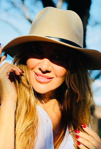 The Riviera Black Trim Hat