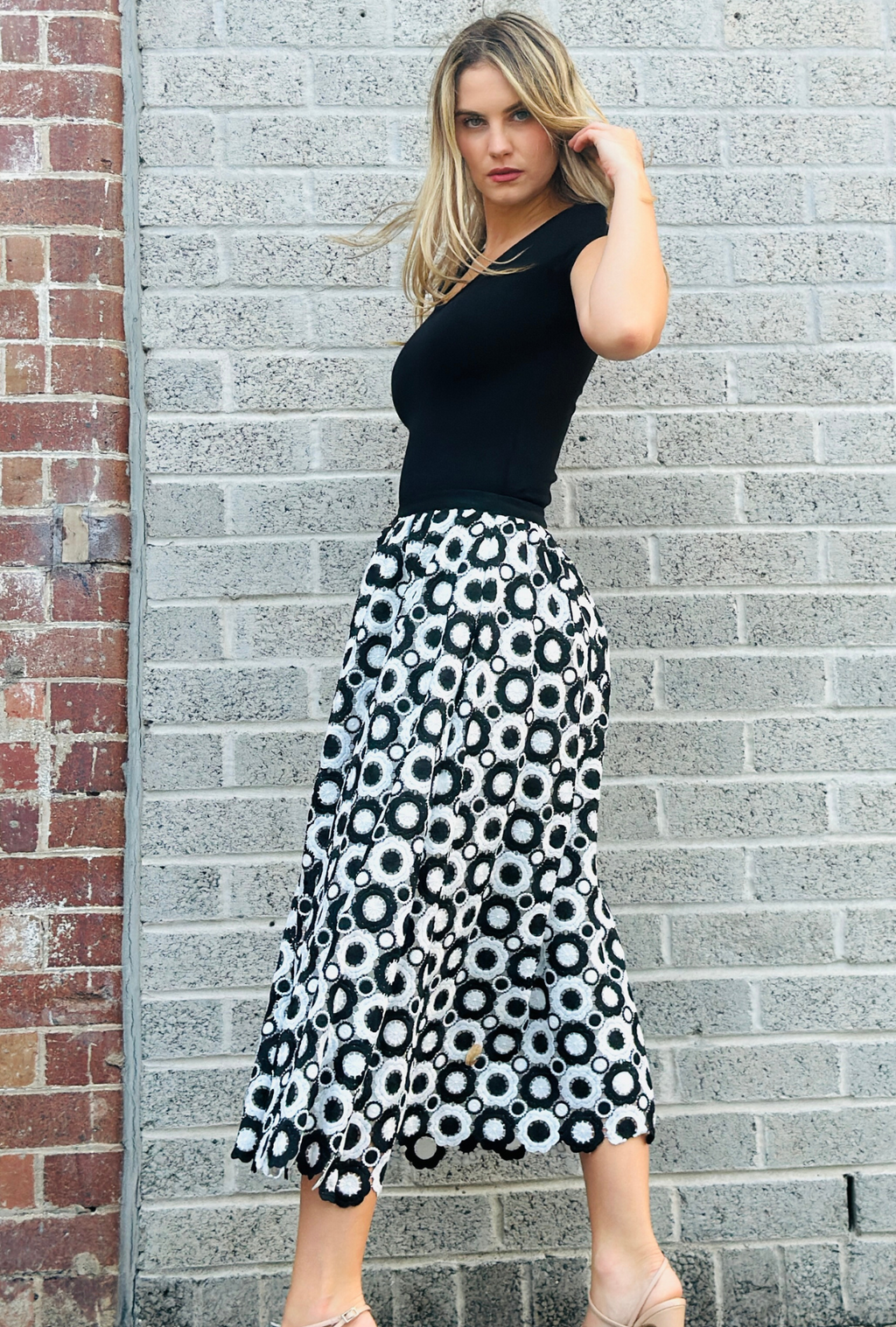 Limited Edition Get Carried Away Skirt - Opposites Attract