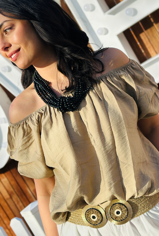 Sleeve Me Be Short Sleeve - Mocha