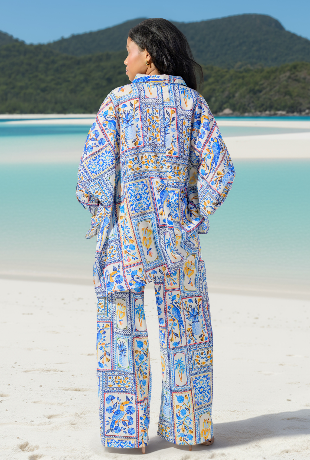 Dolce Pant - Azure Garden