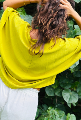 Take It Or Sleeve It Top - Mustard