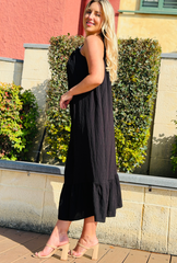 Bead The Way Dress - Onyx