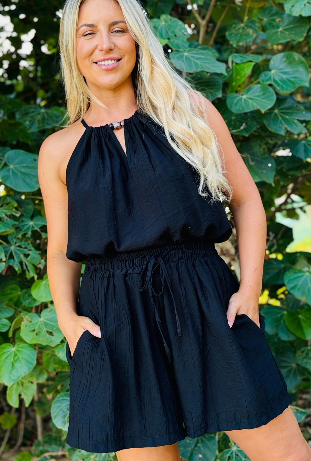 Laidback Luxe Shorts - Onyx