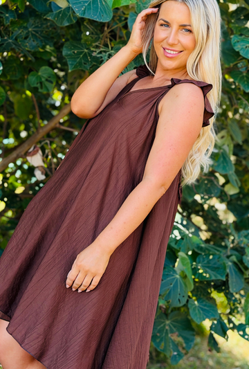 Laidback Luxe Dress - Chocolate