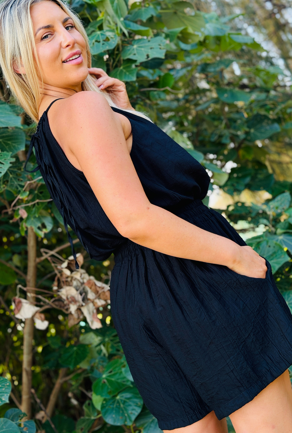 Laidback Luxe Shorts - Onyx