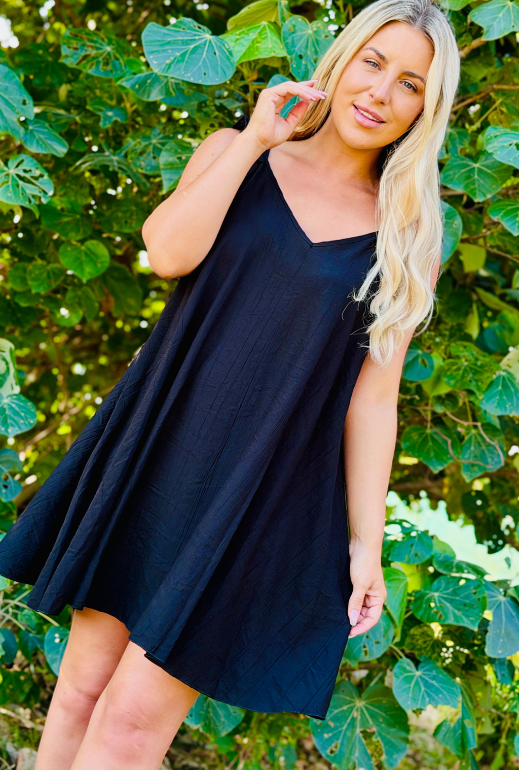 Laidback Luxe Dress - Onyx