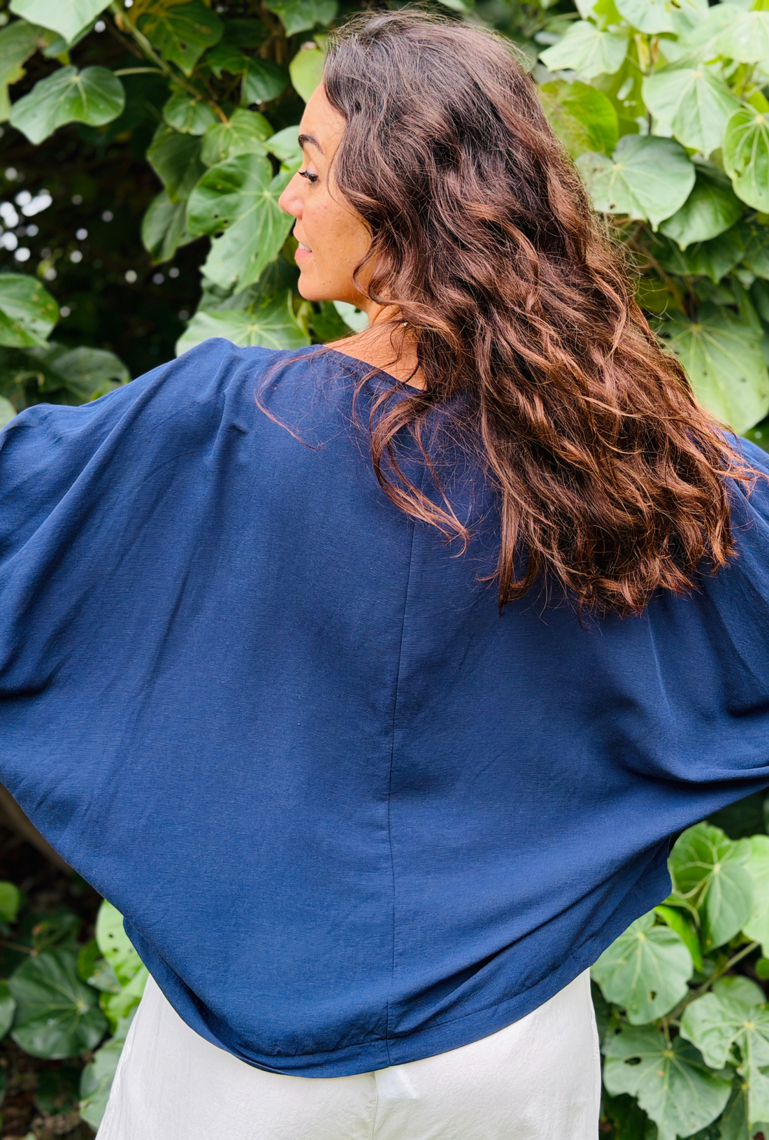 Take It Or Sleeve It Top - Navy