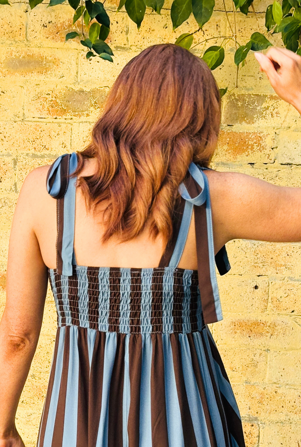 Ribbons and Daydreams Maxi Dress - Blue