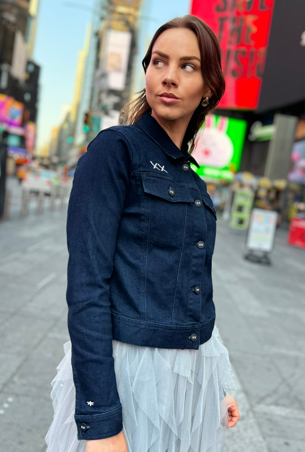 Kizz Jacket Kisses Denim Jacket