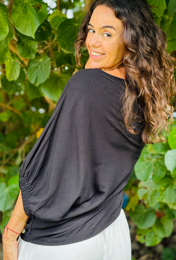 Take It Or Sleeve It Top - Onyx