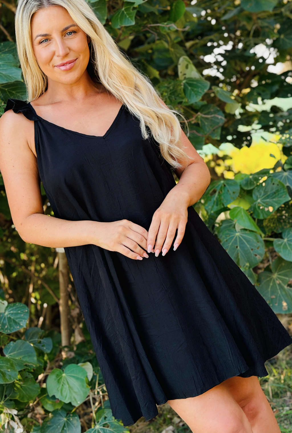 Laidback Luxe Dress - Onyx