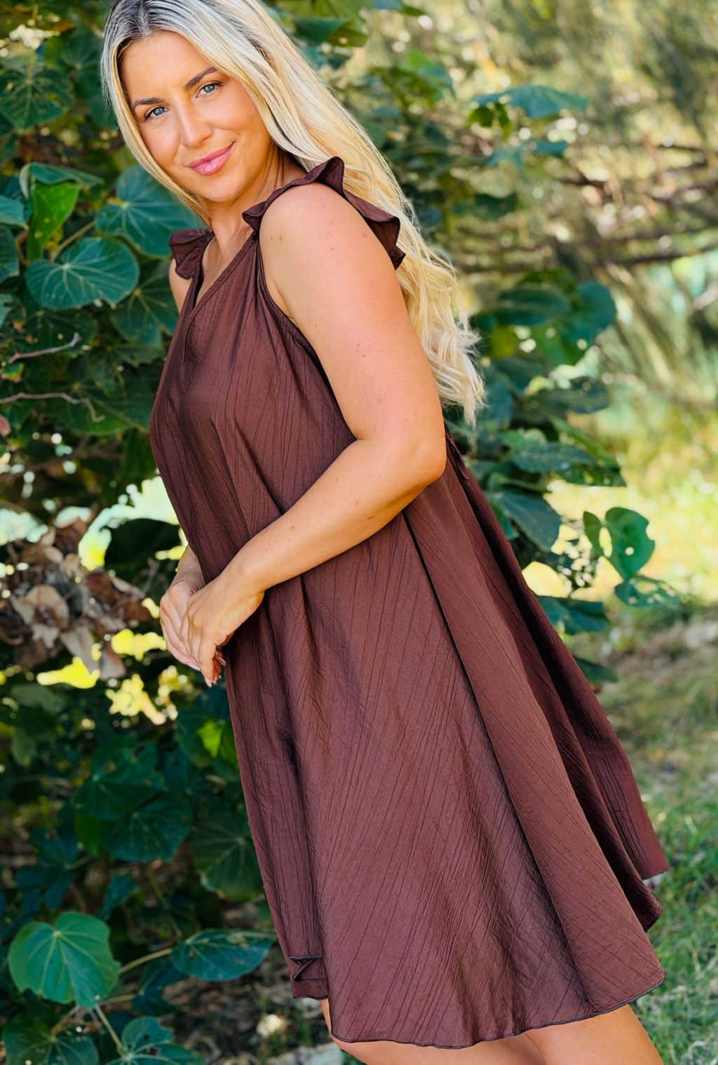 Laidback Luxe Dress - Chocolate