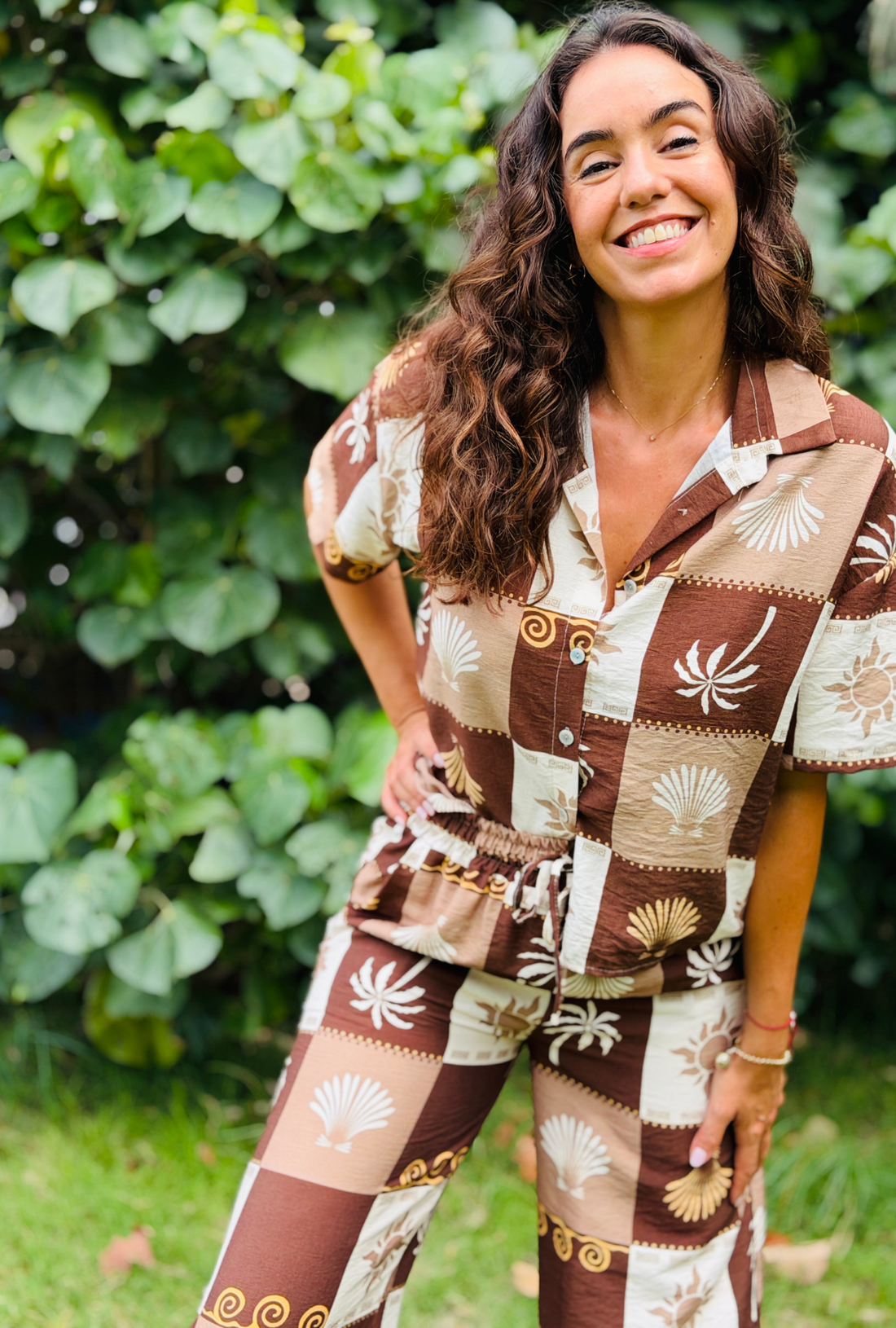 Check Me Out Shorts - Brown