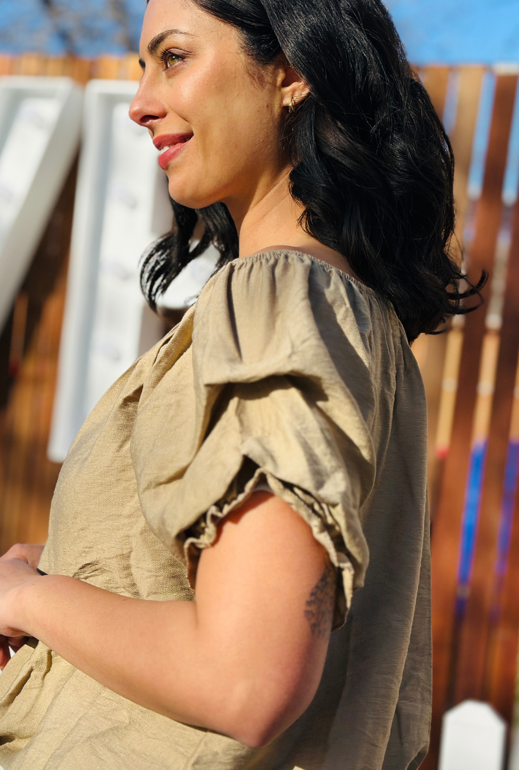 Sleeve Me Be Short Sleeve - Mocha