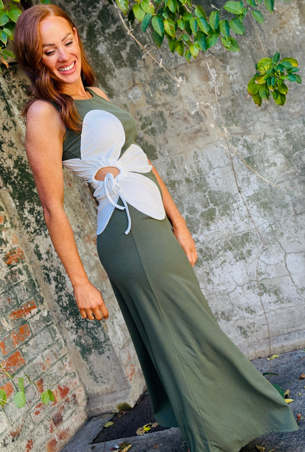 Pretty Little Daisy Dress - Sage