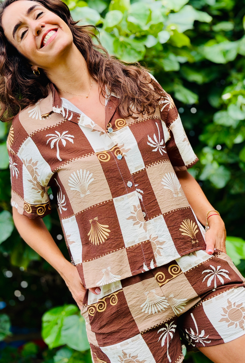 Check Me Out Top - Brown