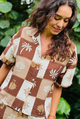 Check Me Out Top - Brown