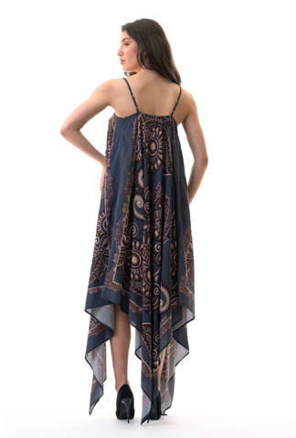 Made you look Scarf Dress - Pattern Bronze