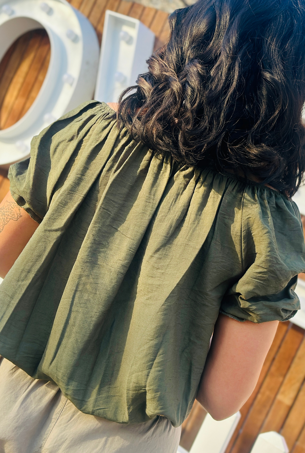 Sleeve Me Be Short Sleeve - Sage