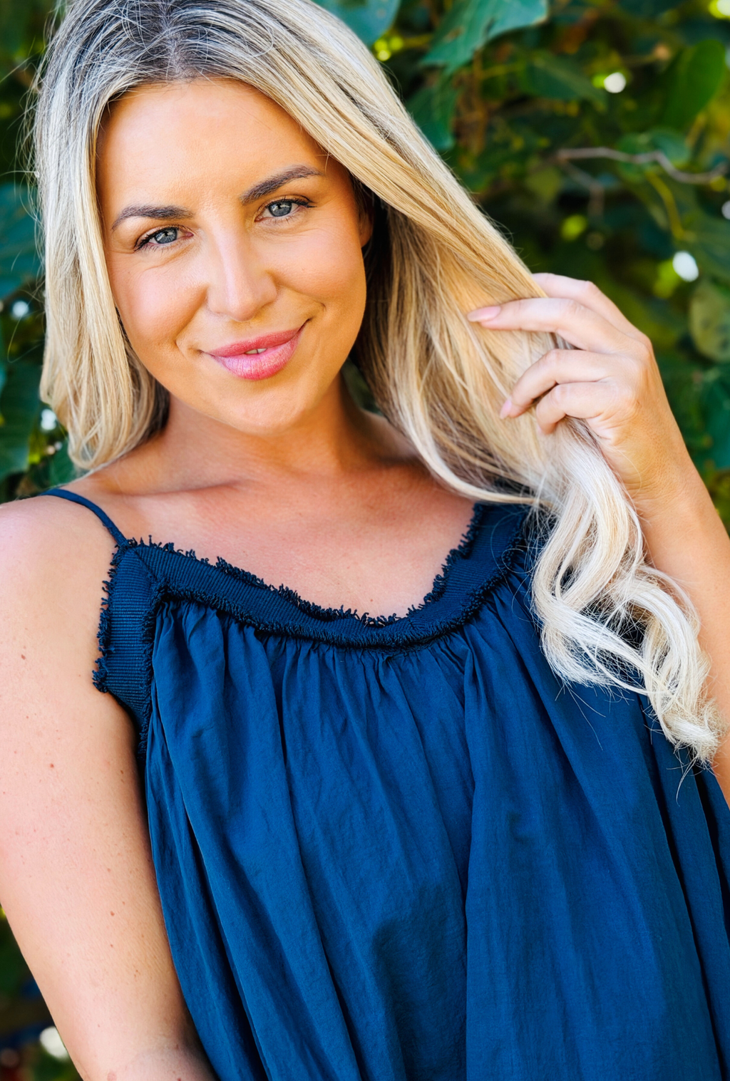 Untied & Unbothered Short Dress - Saxe Blue