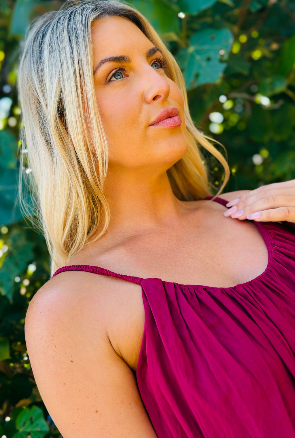 Tied You Over Short Dress - Cherry