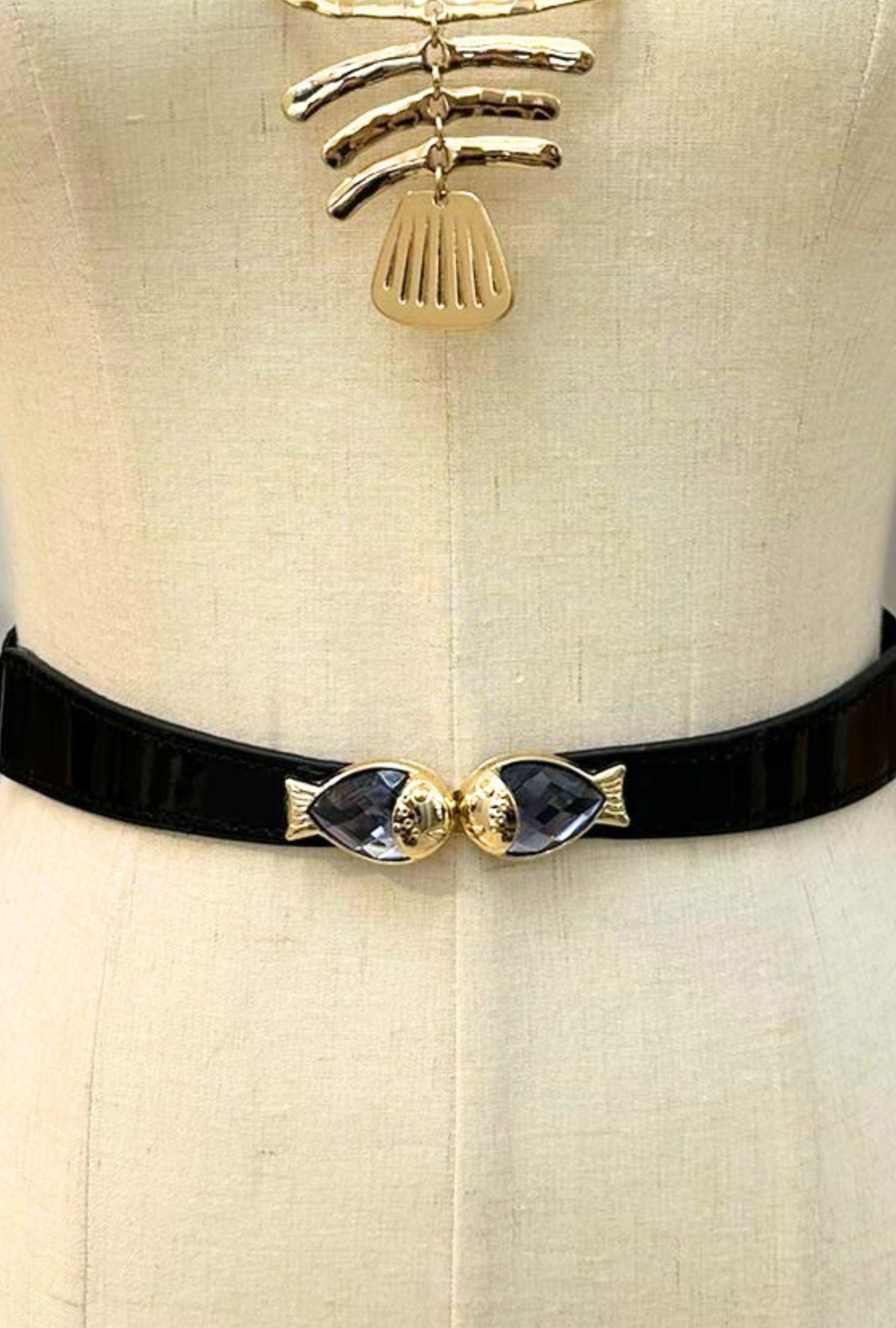 Little Fish Are Sweet Belt - Black