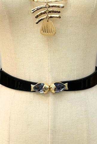 Little Fish Are Sweet Belt - Black
