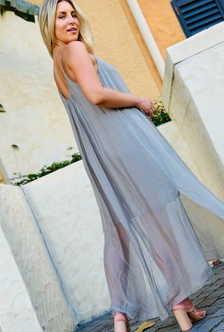 Barely A Whisper Dress - Mink