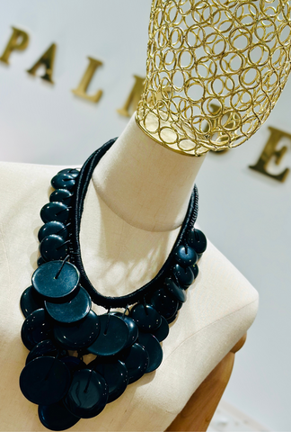 Black Jangle Necklace