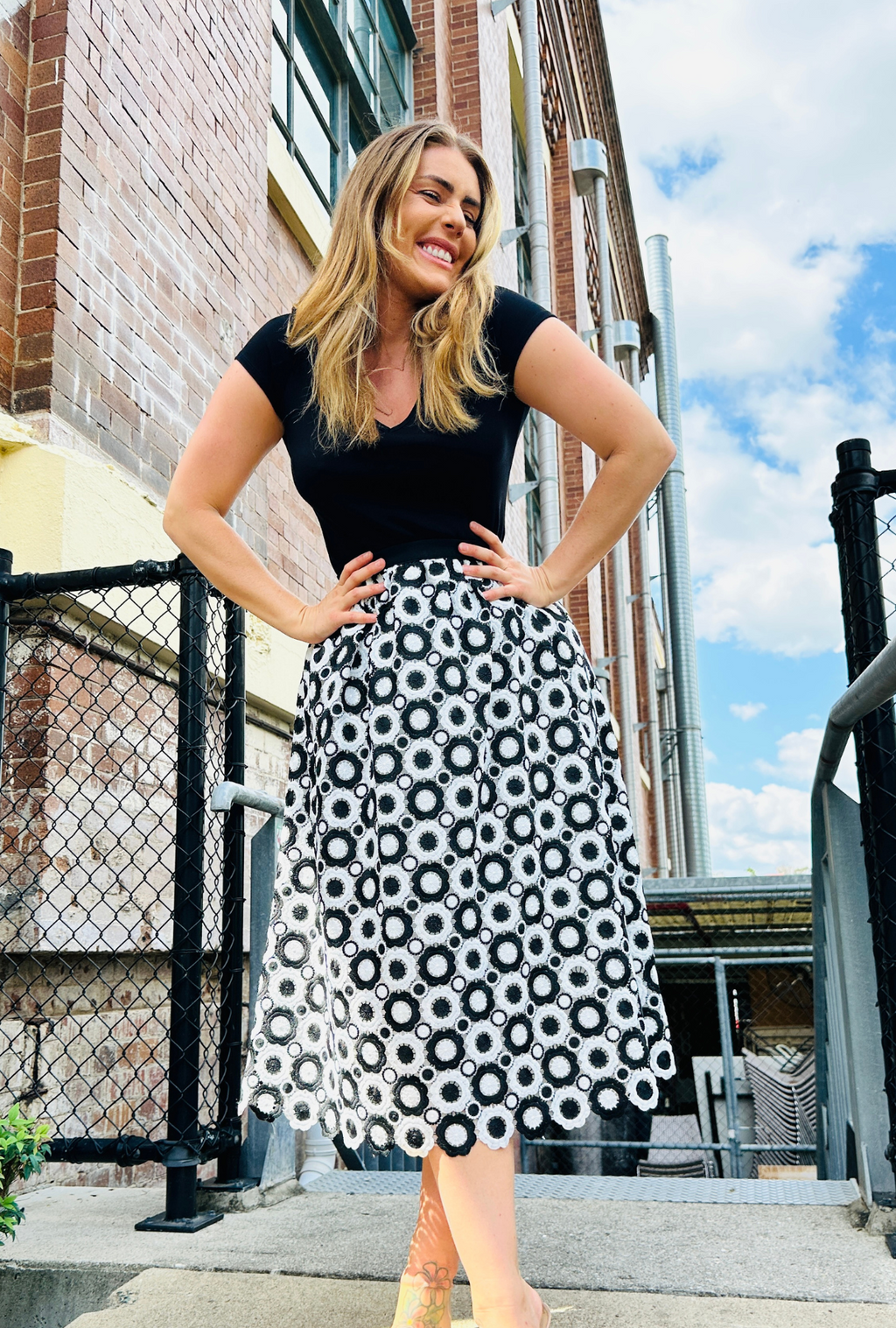 Limited Edition Get Carried Away Skirt - Opposites Attract