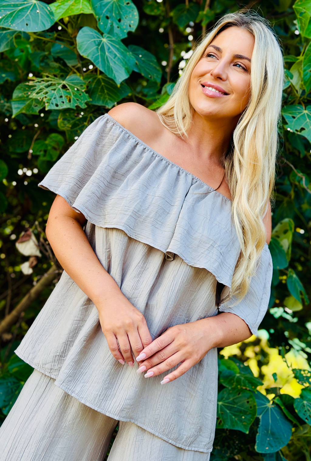 Laidback Luxe Layered Top - Mink