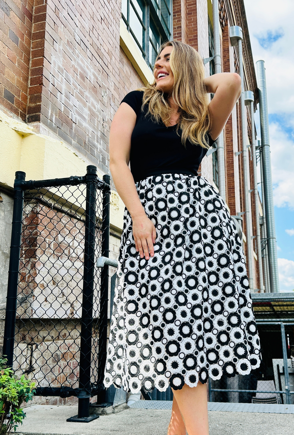 Limited Edition Get Carried Away Skirt - Opposites Attract