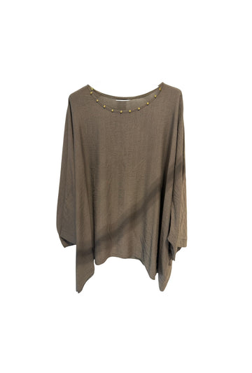All in the Details Top - Mocha