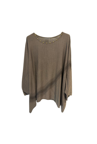 All in the Details Top - Mocha
