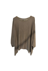 All in the Details Top - Mocha