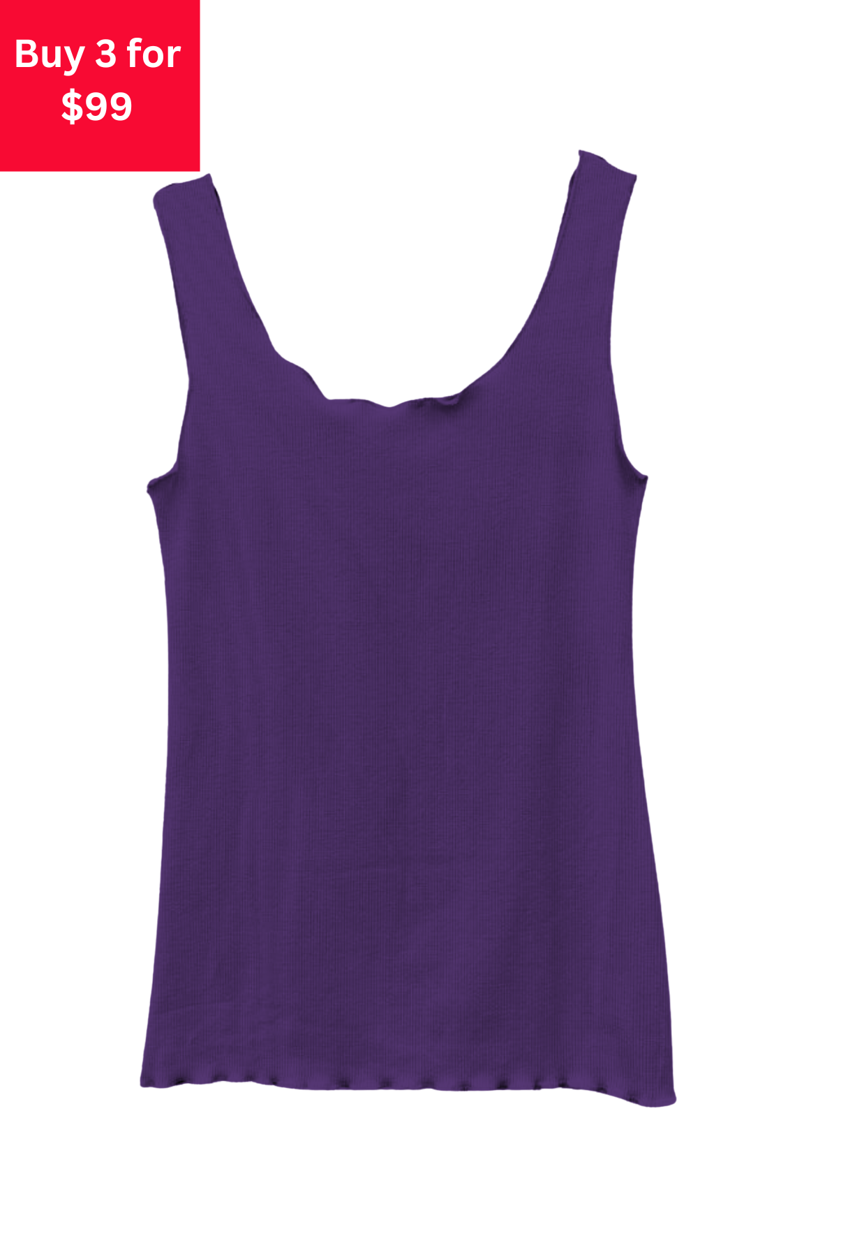 Suns Out Singlet Top - Violet