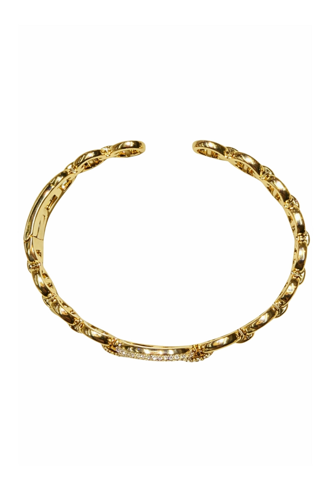 Chain Gold Bangle