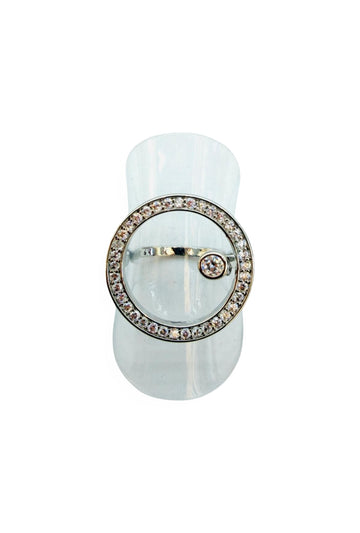 Circle in Circle Silver Ring