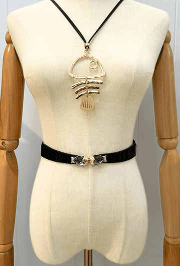 Little Fish Are Sweet Belt - Black