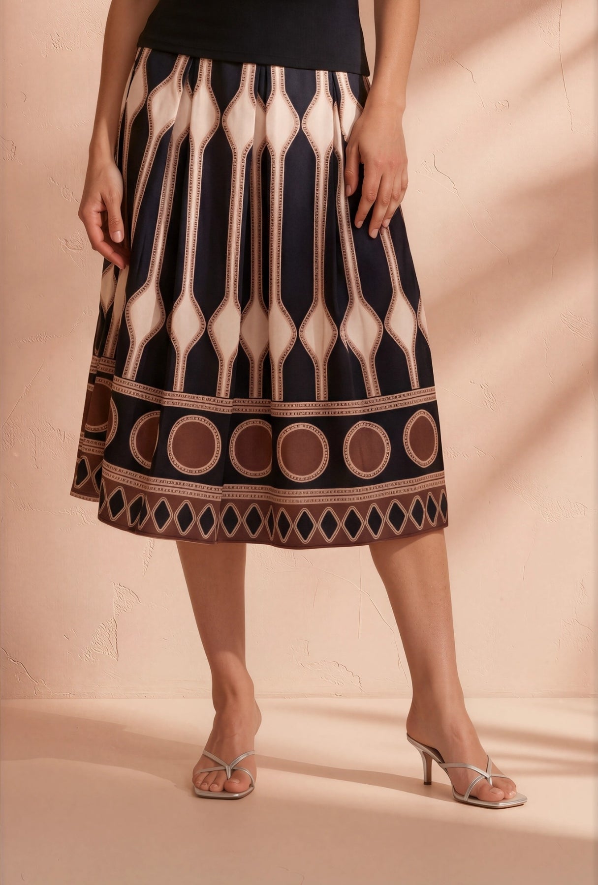 Cause a Scene Skirt - Athena Black
