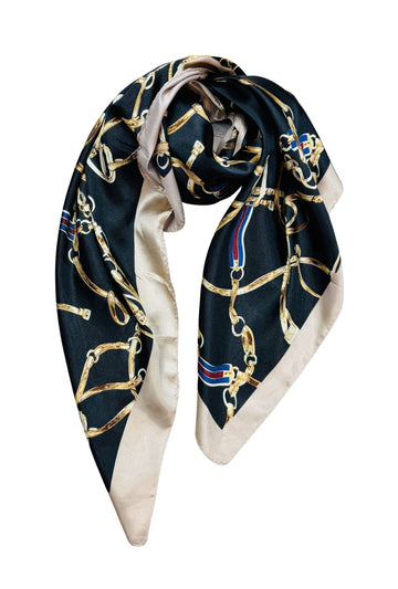 Gilded Reins Scarf - Black