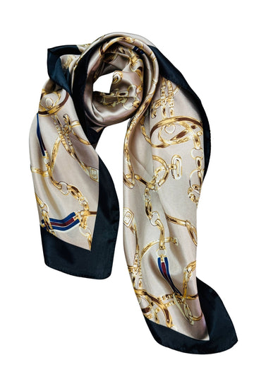 Gilded Reins Scarf - Mink