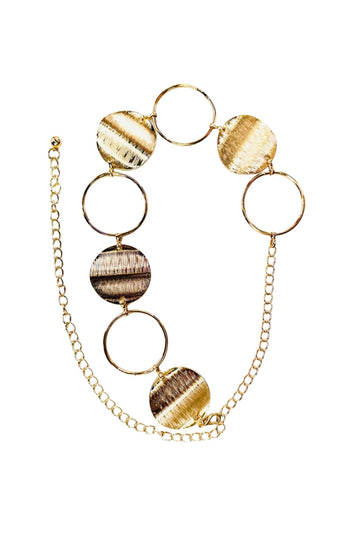 Halo Chain Belt Gold
