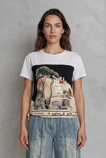 Picture Perfect Luxe Tee - Paint Midnight