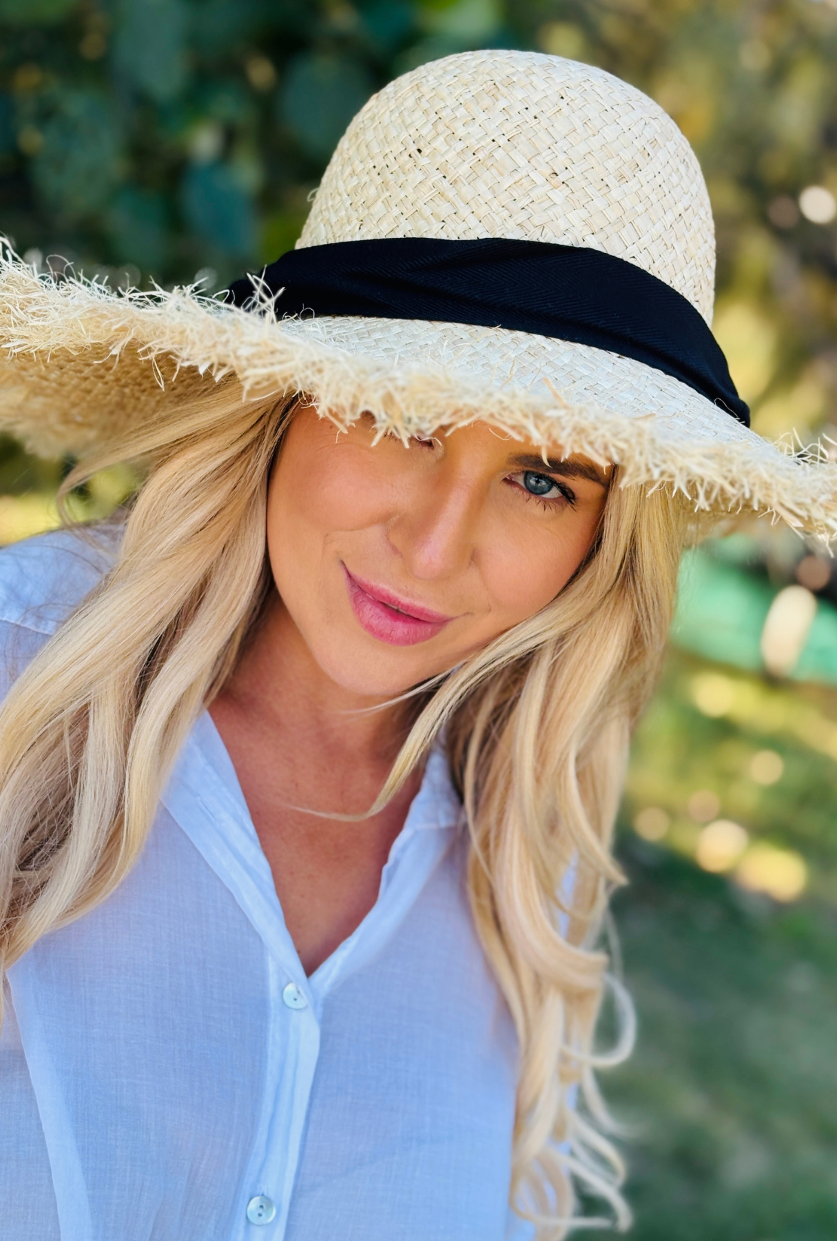 Cover Me Cutie - Black Ribbon Hat