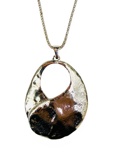 Molten Silver Pendant