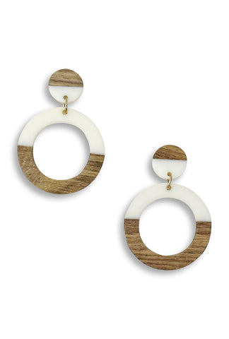 Natural Stripe Earrings