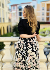 Limited Edition Get Carried Away Skirt - Night Garden